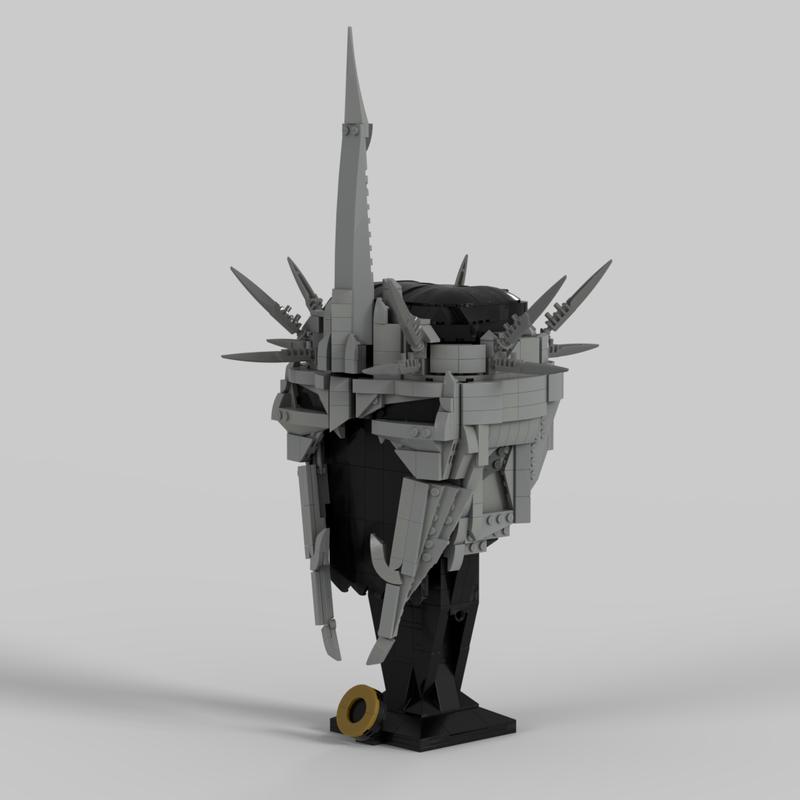 927pcs MOC LOTR Witch King Of Angmar Helmet Hobbit Lord Rings Model Building Blocks Architecture Toy Christmas Gifts Brick Kids