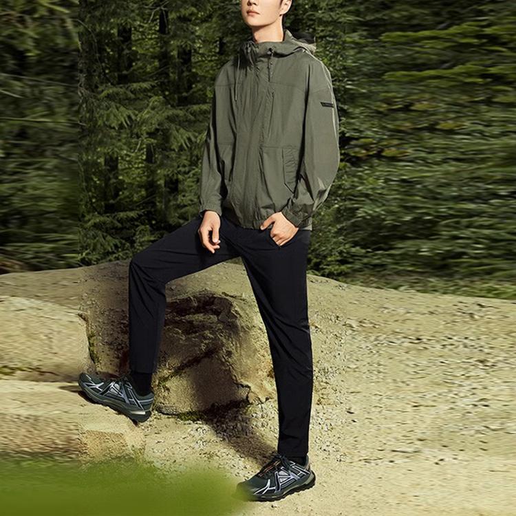 Anta Champion All Weather Collection Jackets & Coats Men's Dark Green Khaki 152320613-4