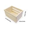 6/12Pcs Small Wooden Storage Box Nesting Crates Decorative Basket Natural Pine Handcrafts Box For Table Dollhouse