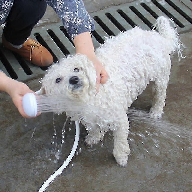 Shower Spray Hose, Pets Shower Head Spray Drains Strainer Pet Bath Tub Sink Faucet Attachment Hose Sink Washing Hairdresser Pet Push Saving Show