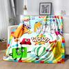 1pc Blanket Numberblocks7 Print Design, Lightweight Blanket for Sofa, Bed- Soft &Warm, Gift for All Seasons like Christmas, Halloween