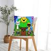 Sprunki Game Square Pillow Cases Cartoon Cushion Cover Fashion Polyester Decor Pillowcover for Car 45x45cm