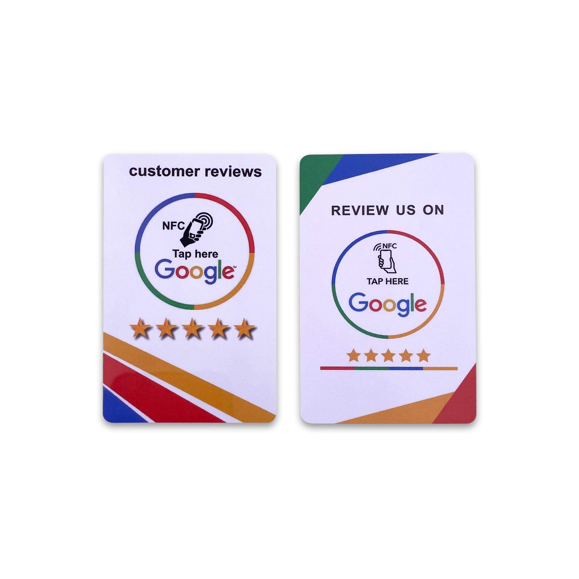 

NFC Review Card NTAG213/215: Praise & Comment Cards for Google Reviews