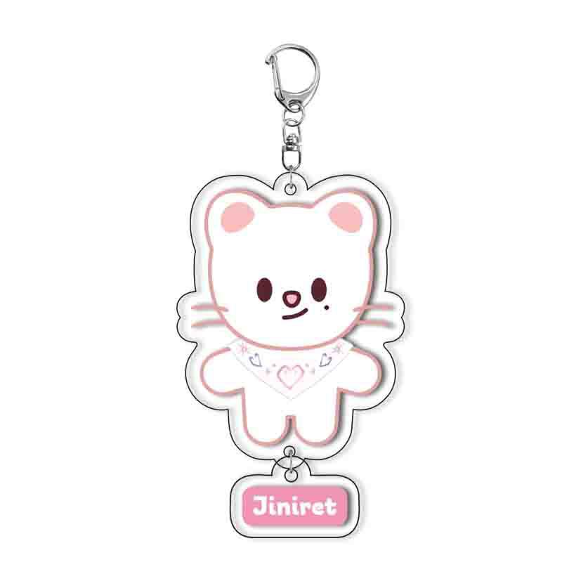 stray kids acrylic keychain kpop boy group 995 korean idol merchandise fan gift collectible Lightweight Carry Portable Mini Cute 55mm