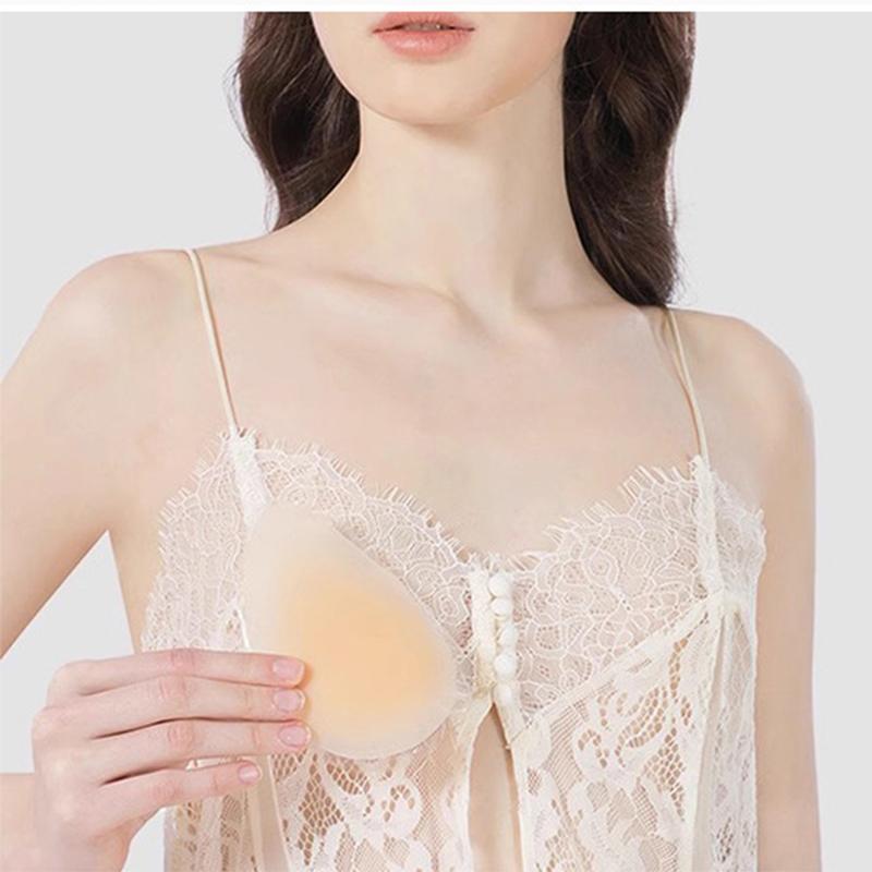 Silicone Invisible Skin Patch Bra for Women Strapless Underwear Reusable Waterproof Sweatproof Bra Sticker Light Nipples Sticky