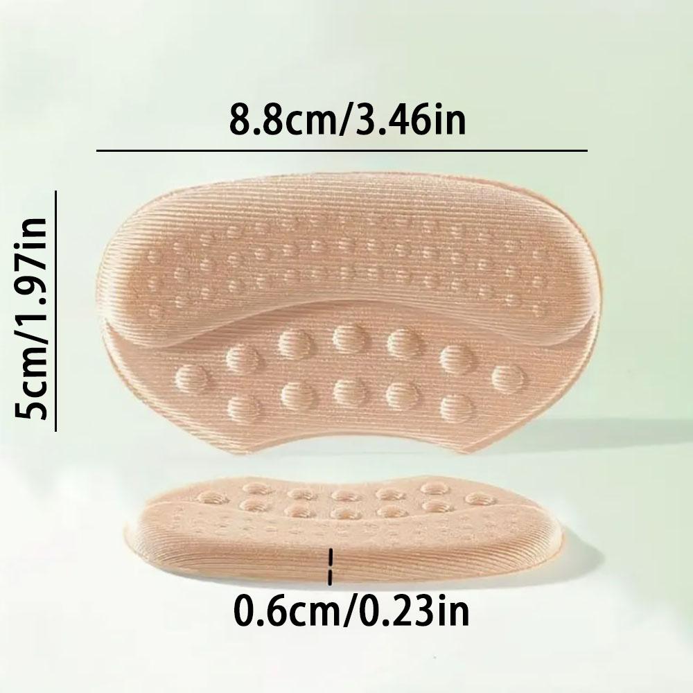2/4 Stück Schuhe Fersenpolster Einlegesohlen Patch Fersenpolster Einstellbare Größe Fersenpolster Schmerzlinderung Kissen Einlage Einlegesohle Fersenschützer Aufkleber