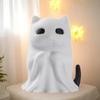Enhance Halloween Atmosphere with 1Pc Mini Ghost Cat Decorative Item, Outstanding Gift Choice for Girlfriend