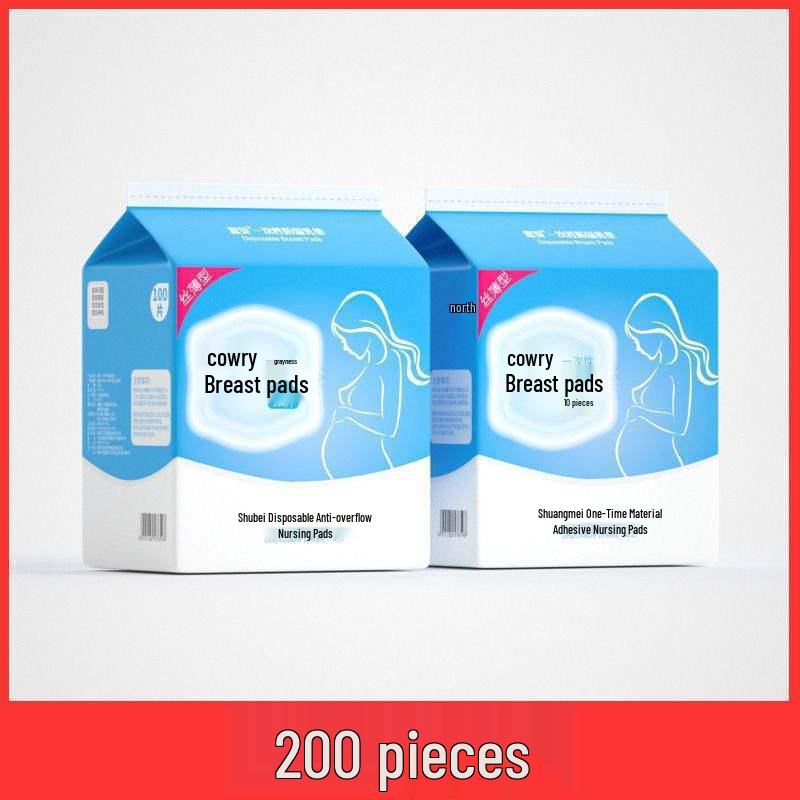 Leakproof Disposable Breast Pads: Anti-Overflow, Breathable, Anti-Stick, Perfect for Postpartum in Autumn & Winter.