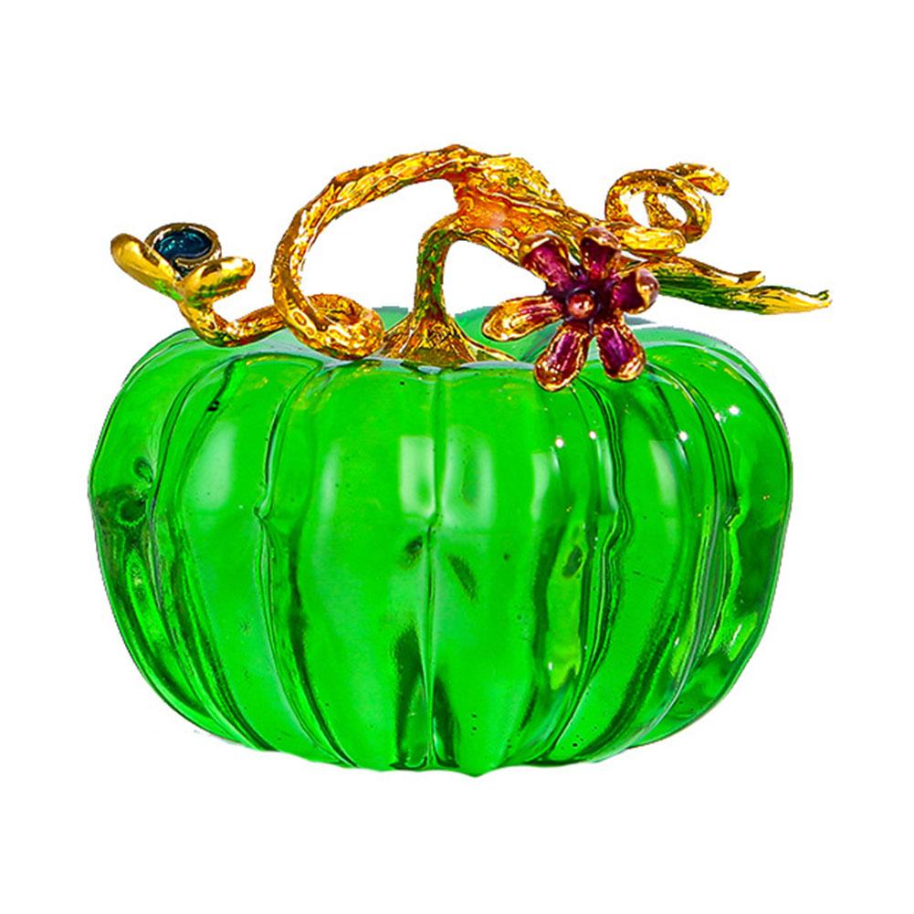 Charming For Crystal Pumpkin for Home Decoration 65mm Exquisite Figurine Perfect for Celebrations and Festivals