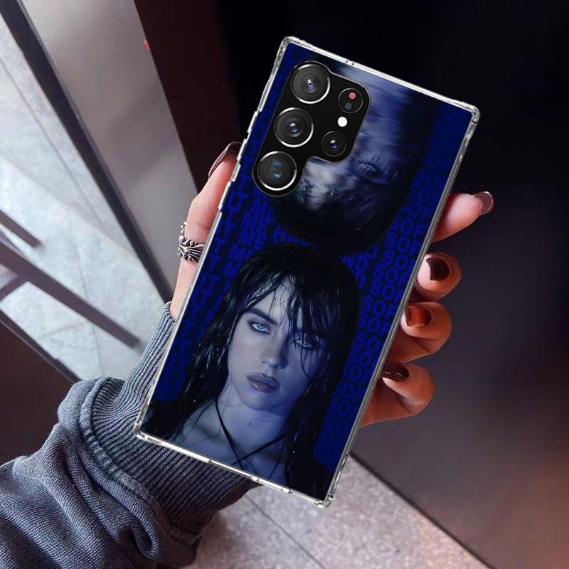 Hit Me Hard and Soft B-BillieS Phone Case For Samsung Galaxy S26 S25 Edge S24 S23 Ultra S22 Plus S21 S20 FE Soft TPU Back Cover