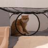 Faltbarer Katzen-Spielgehege, Sonnenfester Belüftungstunnel, Haus für Entspannung im Freien, Katzenunterstand, Ruhe-Nutzung