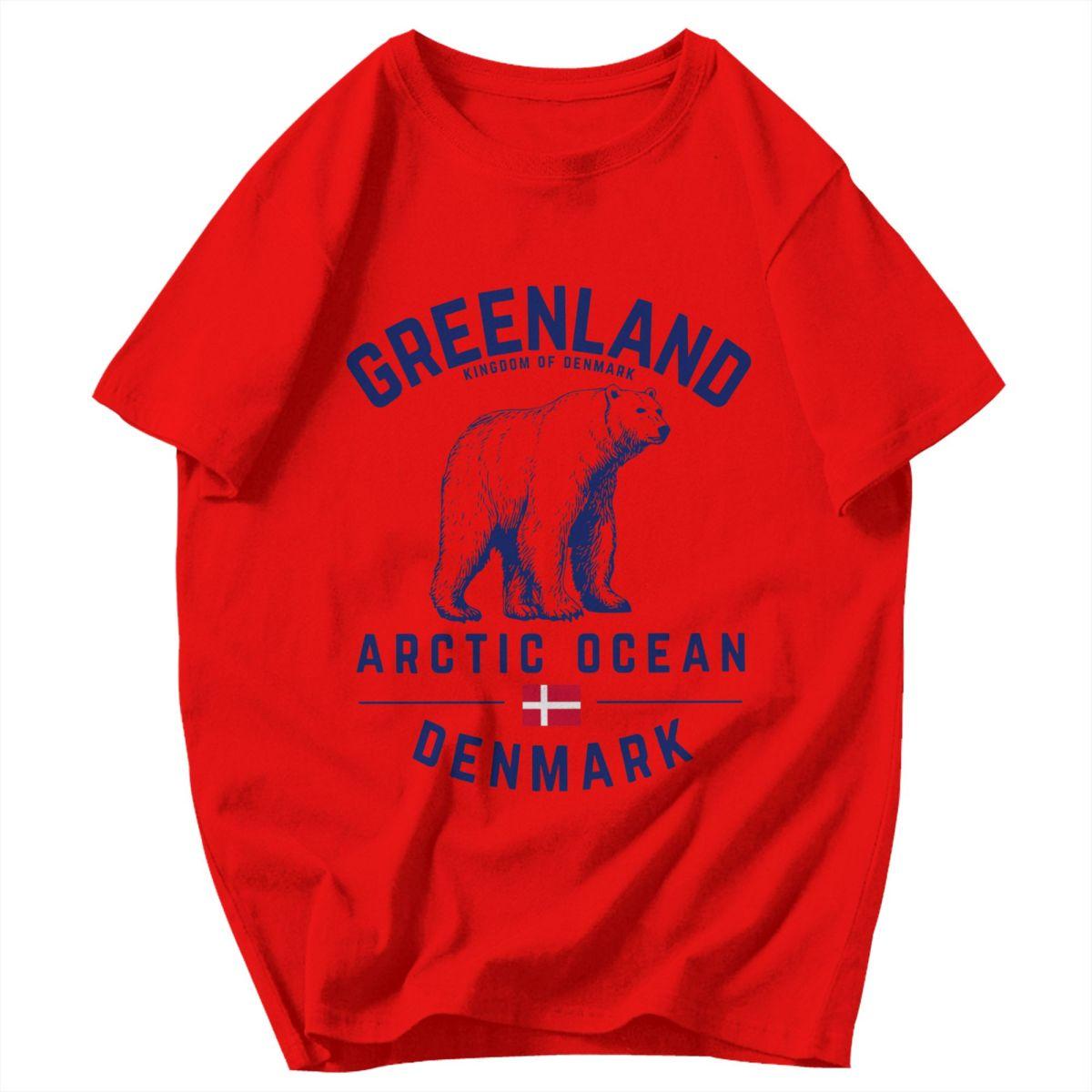 Men T Shirt Greenland Vintage 2026 Pops Y2K Graphic Oneck Unisex Tops T Shirts S