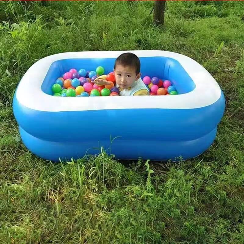 WEZHO Aufblasbarer Familienpool