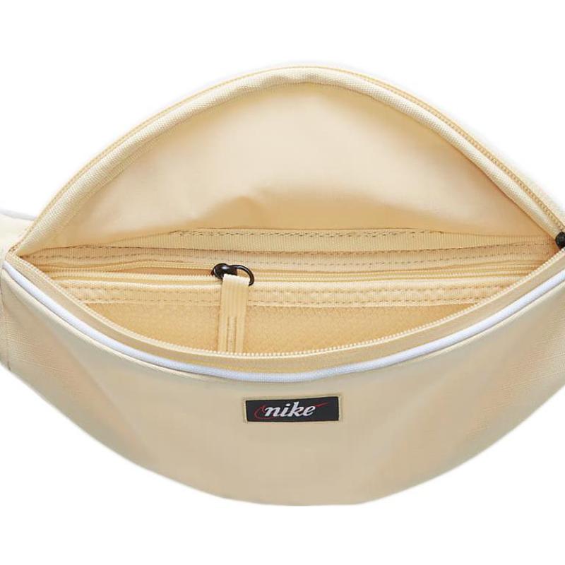 Nike Heritage Polyester Shoulder Bag Crossbody Bag Fanny Pack Small Size Unisex Light Vanilla/Light Vanilla/White Casual DR6266-294