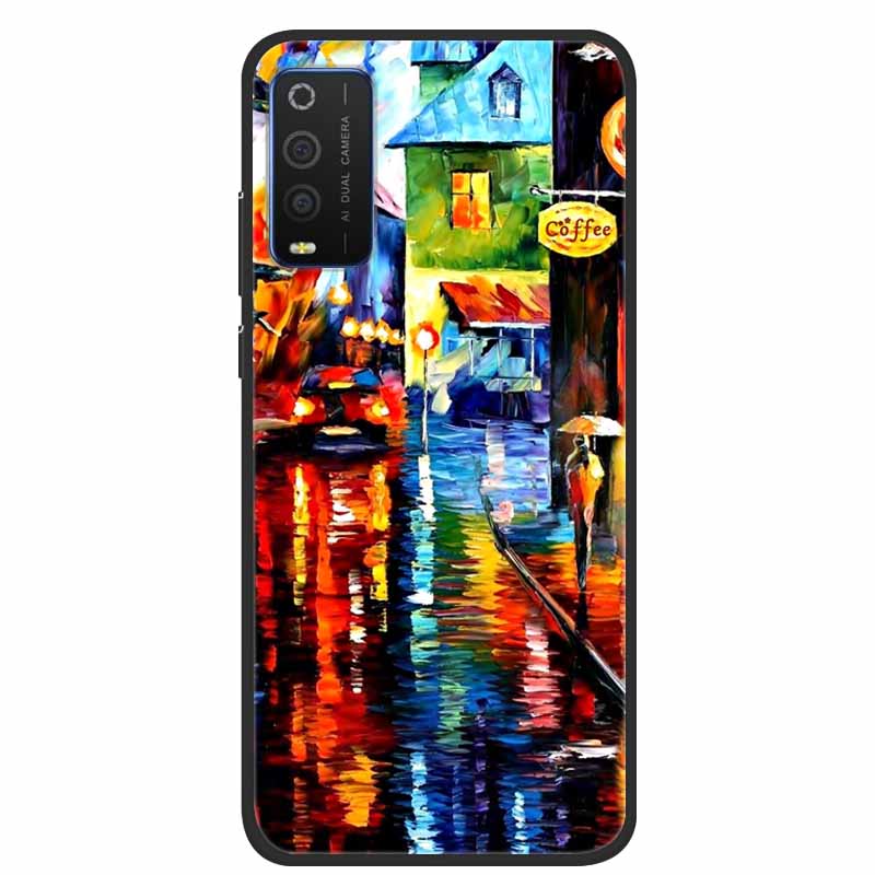 For TCL 205 Cases Fashion Silicone Soft TPU Protective Covers for TCL205 Phone Cases Floral Fundas for TCL 205 4187D 2021 Coque