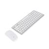 Keyboard Mouse Set 2.4G Wireless 78 Keys USB Thin Etched Keycaps Ergonomics Mute Button Computer