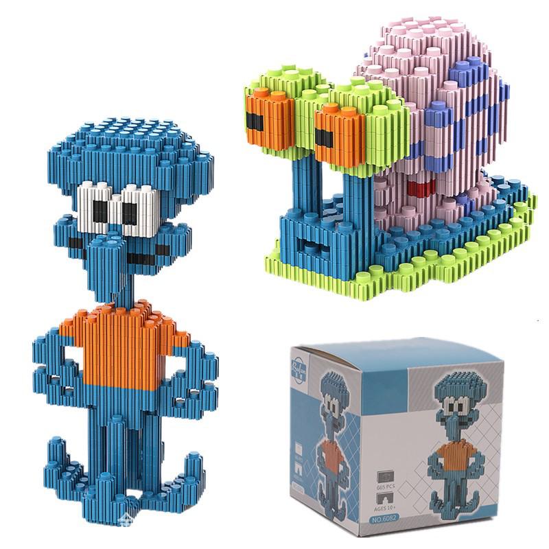 Trendige Spielbausteine Box - Kleines Nest Squidward Mädchen Lern-Geburtstagsspielzeug