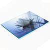 Tempered Multifunctional Decorative Glass Board Water Lily 80X52 Cm
