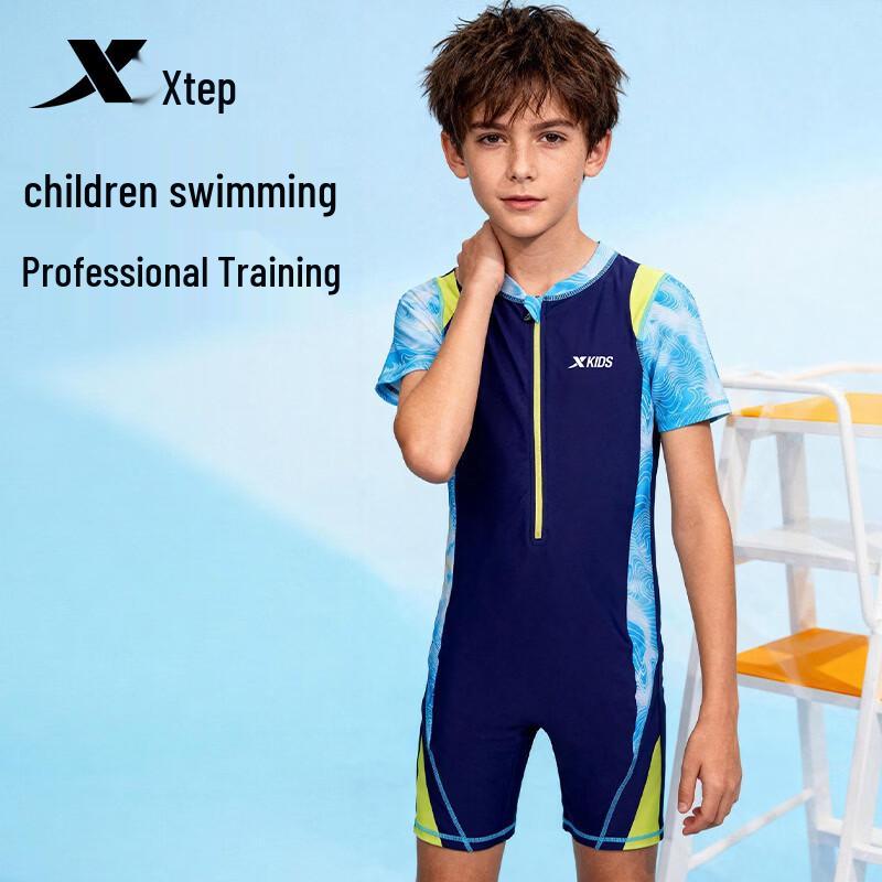 Xtep Boys  One-Piece UV Protection Swimsuit 165