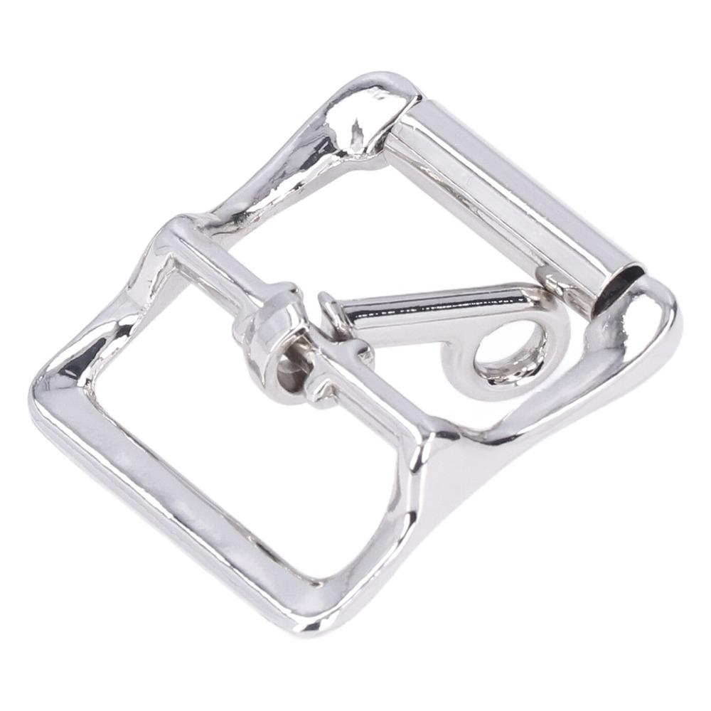 5pcs Square Center Bar Metal Replacement Buckle Single Prong Buckle Leather Craft