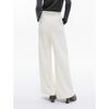 ELLE Women's French Style High-Waist Wide-Leg Pants