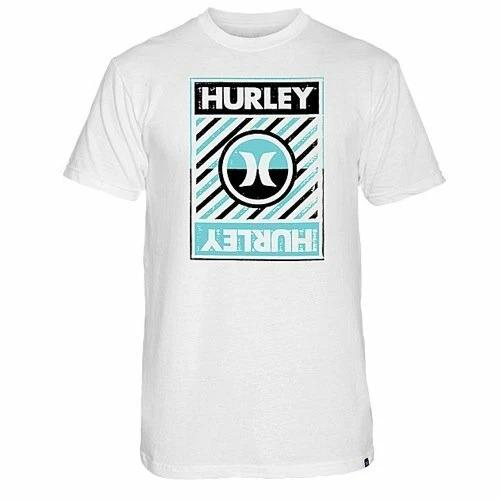 HURLEY S/S T-Shirt ROAD HAZZARD - White - Medium - NWT - LAST ONE LEFT 160