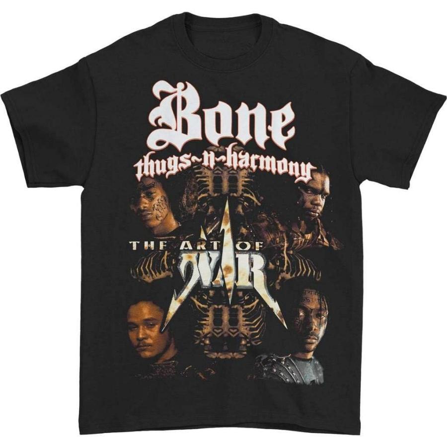 Bone Thugs-N-Harmony Men s Art of War T-Shirt Black _ Licensed Control Industry Merchandise S