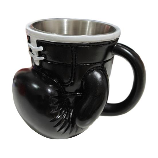 

Кружка в виде боксерской перчатки 3D Новинка Кофейная чашка из нержавеющей стали Чайная чашка 12 унций Уникальный смешной боксерский подарок для боксеров, любителей фитнеса, тренеров