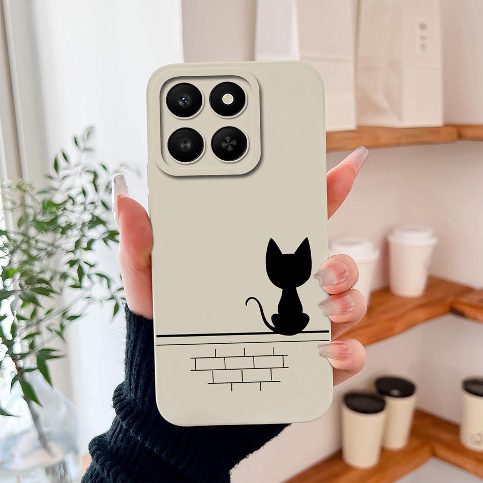For Honor X7D X9D Case Colorful Hearts Soft Liquid Silicone Full Protection Phone Back Cover For Honorx7d Honorx9d Fashion Funda