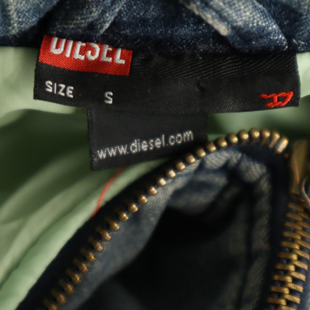 Diesel Made In Italy Denim Batting Jacket S Men's Used