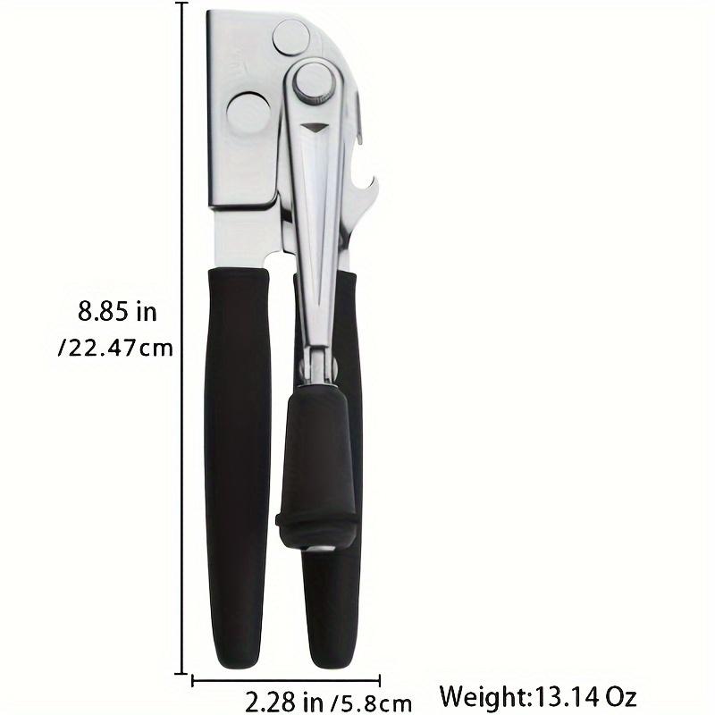 

1pc Heavy-Duty Manual Can Opener with Extra Long Comfortable Handle & for Large Knob - Heavy-Duty Metal Construction, Ergonomic Design for Large Cans 1pc