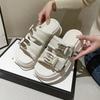 European Station Trendy Thick Bottom Slippers for Women In 2023 Summer New Style Internet Celebrity Fashion Beach Open Toed Cool Slippers for Women