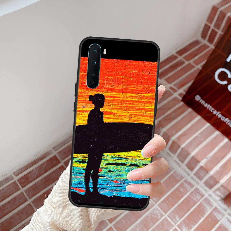 

Surfing Art Surf Girl Case For OnePlus Nord 5 CE 2 3 4 Lite N20 N30 OnePlus 15 13 12 11 10R 13R 10T 13T 12R Cover OnePlus Nord CE3Lite