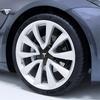 4pcs Wheel Center Caps Hub Covers For Tesla Model 3 2018-2021 19inch Five Claw Type Athletic Hubcaps Car Decoration Accessories