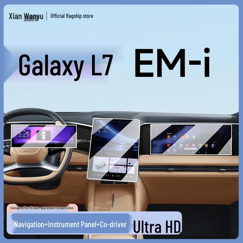 Geely 25 Galaxy L7 EMI Console Protective Tempered Screen Film