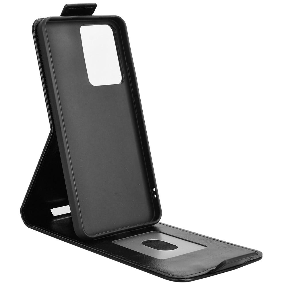 

Stand Case For Realme P3 5G/Neo7x 5G/14 5G Magnetic Clasp Vertical Flip Leather Phone Cover with Card Holder Dark Blue