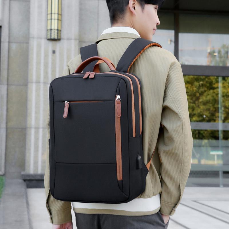 Schoolbag New Backpack Large Capacity Laptop Bag Travel Business Travel Business Backpack College Student School Bag Gift Bag