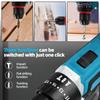 3 in 1 Brushless Electric Screwdriver Drill Cordless Power Tools Household Maintenance Repair Power Drill for Makita Battery