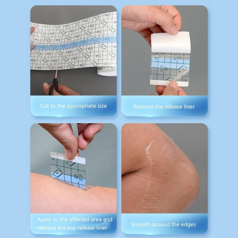 Multifunctional Tattooing Healing Film Roll Tattooing Protective Film Portable PU Dressing Skin Protection Swimming Safe