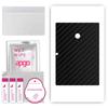 apgo Protective Skin Sticker for the Back Compatible with Teclast T20, Wrap Film, Foil, Vinyl - Pattern Carbon Black