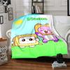 Custom Name LankyBox Theme Printed Blanket - Perfect for Couch, Bed, Travel & Outdoor Use | Machine Washable, Cozy & Durable.