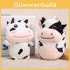 Cute Little Cow Plush Keyring With Short Plush Material For Backpack And Gift