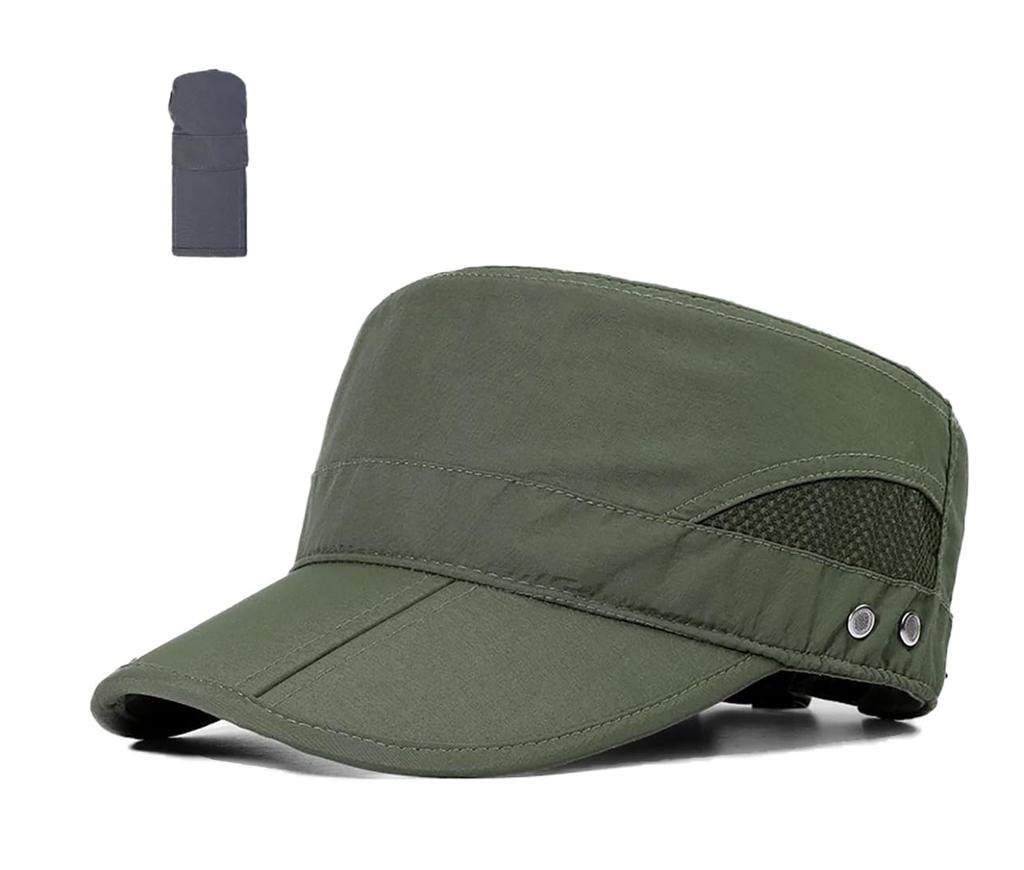 Lovechic Waterproof Foldable Work Men's Cap, Quick-Drying, Stylish, Spring, Summer, Fall, Winter, Adjustable, 56-60cm (Bronze)