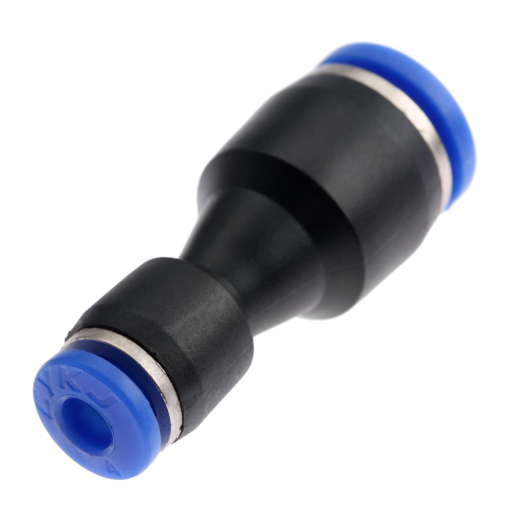 1Pc Plastic Pneumatic Fittings Push in Straight Reducer Connectors Water Hose Quick Connect for Air/Vacuum Water Hose 2 Ways