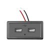 Dual USB Charger Socket 4.8A 3.1A For Motorcycle Auto Truck Atv Boat Car Rv Bus 2.1A 2.4A Car Furniture Charger Outlet