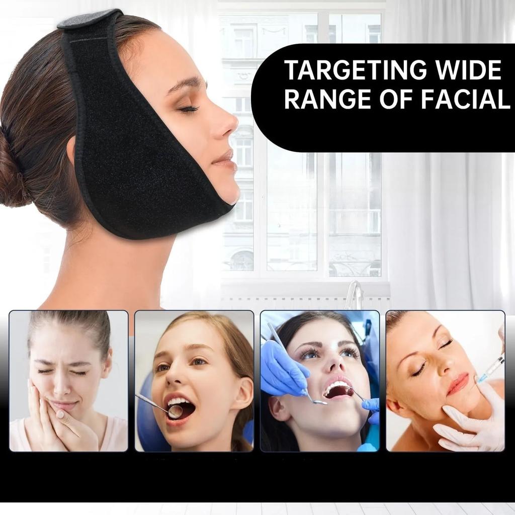 Wisdom Teeth Ice Pack Face Wrap for Wisdom Teeth Removal Toothache Pain Relief TMJ Jaw Ice for Face Oral Surgery Dental Implant