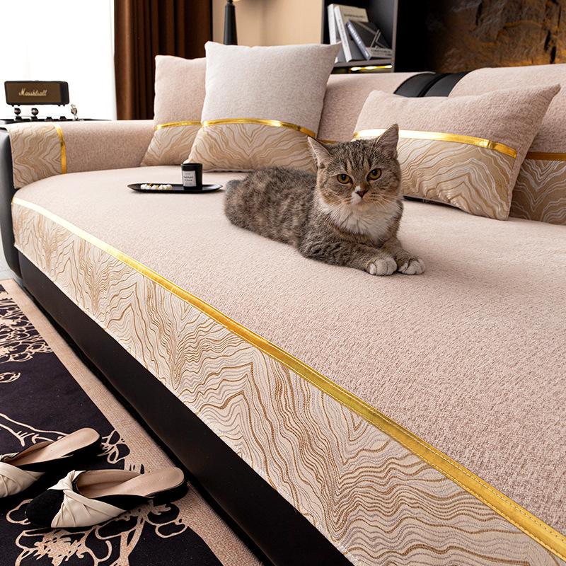 Sofa cushion universal in all seasons 2024 new non-slip seat cushion simple modern style living room sofa cover cloth blanket towel