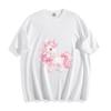 Cute Pink Unicorn with Bow Graphic T-Shirt