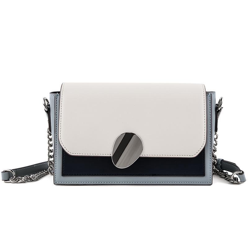 

2023 Новая модная универсальная маленькая квадратная сумка на цепочке из натуральной кожи, высококачественная женская сумка через плечо, сумка через плечо M