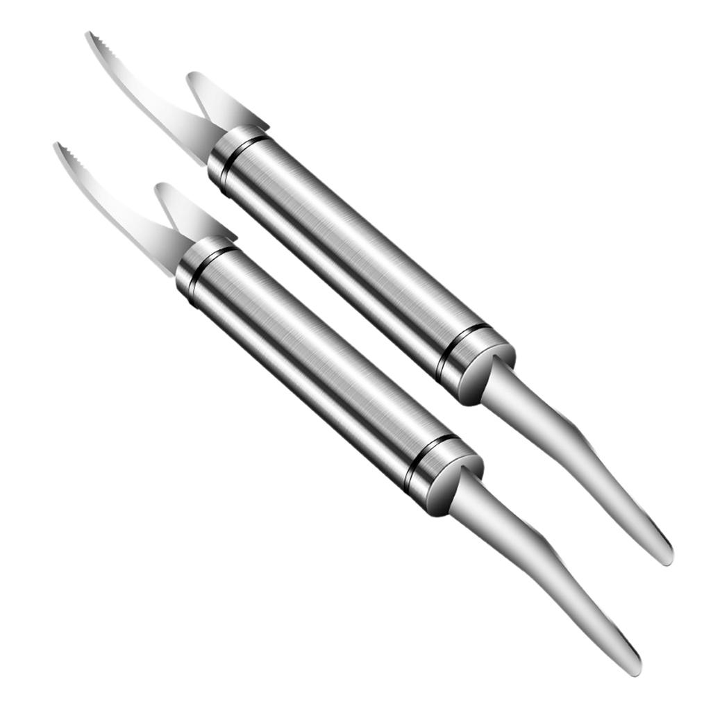 Multifunctional Fast Shrimp Peeler,Stainless Steel Shrimp Opener for Kitchen Accessories Tools,Practical Fish Scale Remover